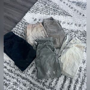 Flannel lined carhartt /LLbean work pants .(5)